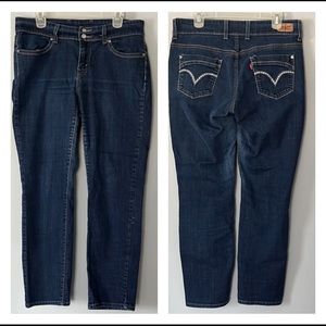 Levi’s ladies double button boot leg relaxed fit vintage 90s jeans size 14M